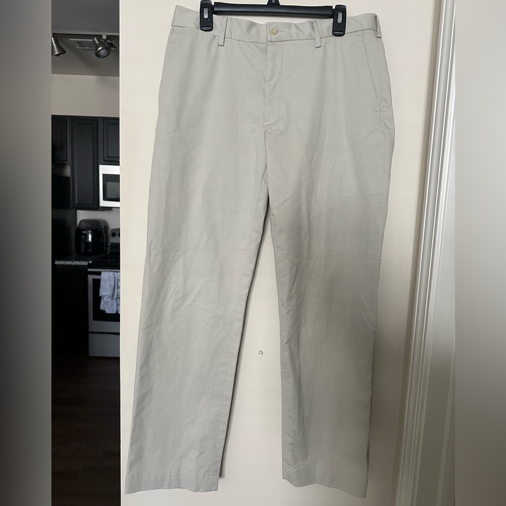 Polo Ralph Lauren Men’s light khaki pants in stretch classic fit 33x32